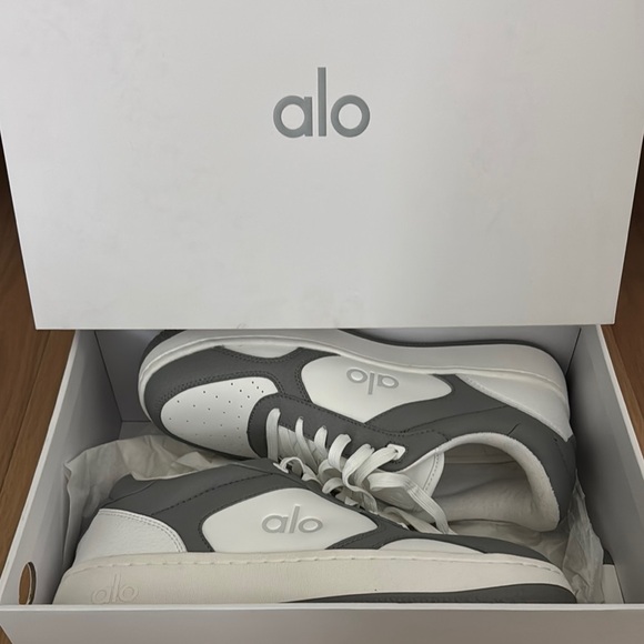 Alo Gray and White Sneakers - Picture 4 of 4